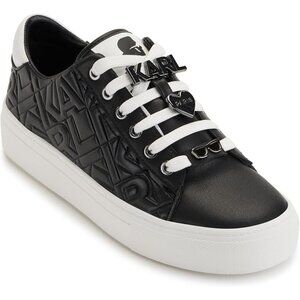 Karl Lagerfeld Paris Women's Casual Everyday Cate Karl Box-Lace Up Sneaker